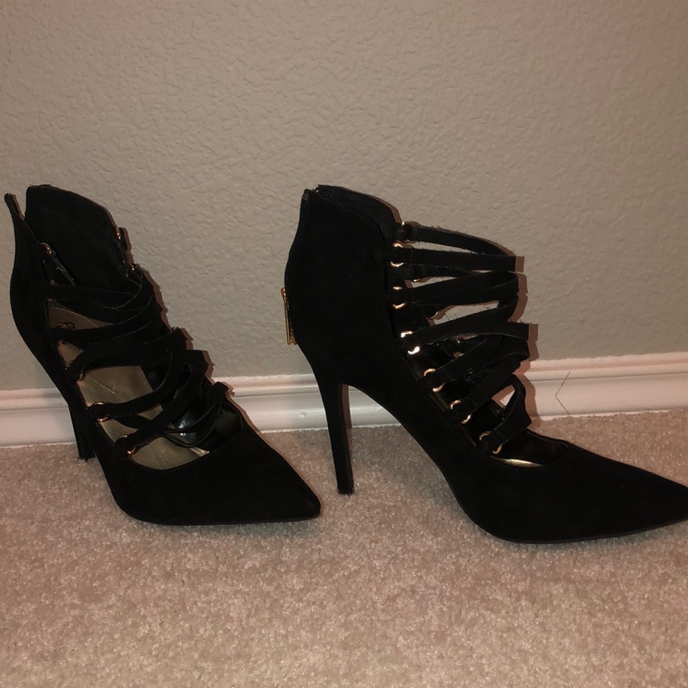 Guess Lace Up Stiletto Heels